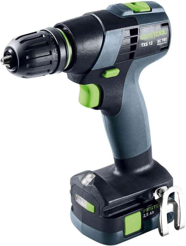 Festool Akku-Bohrschrauber TXS 12 2,5-Set 576874 (Bohrschrauber Bohrer Werkstatt Holzbohrer Stahlboh
