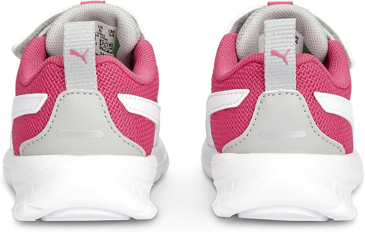 PUMA Unisex Baby Evolve Run Mesh Ac+ Inf Sneaker 20 EU Cool Light Gray Puma White Glowing Pink, 20 E