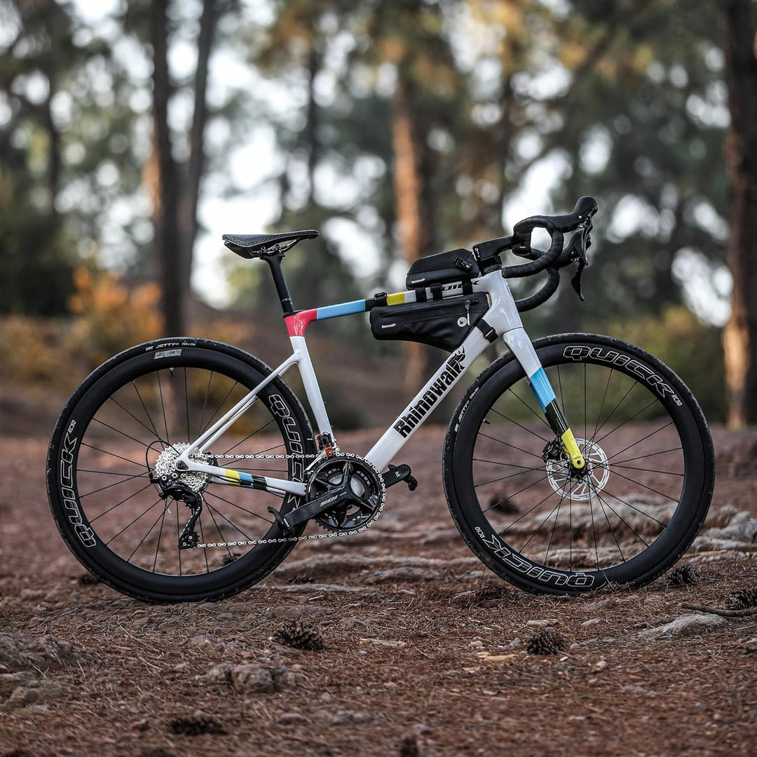 Rhinowalk Fahrrad Oberrohrtasche – wasserdichte Rahmentasche mit Magnetverschluss für Rennrad Mounta