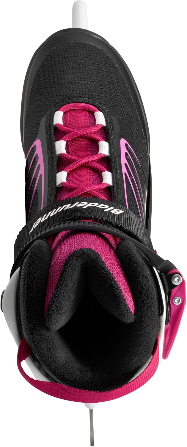 Bladerunner Igniter XT Ice W Allround-Schlittschuh für Freizeitläufer, Damen, Schwarz/Fuchsia 42.5 (