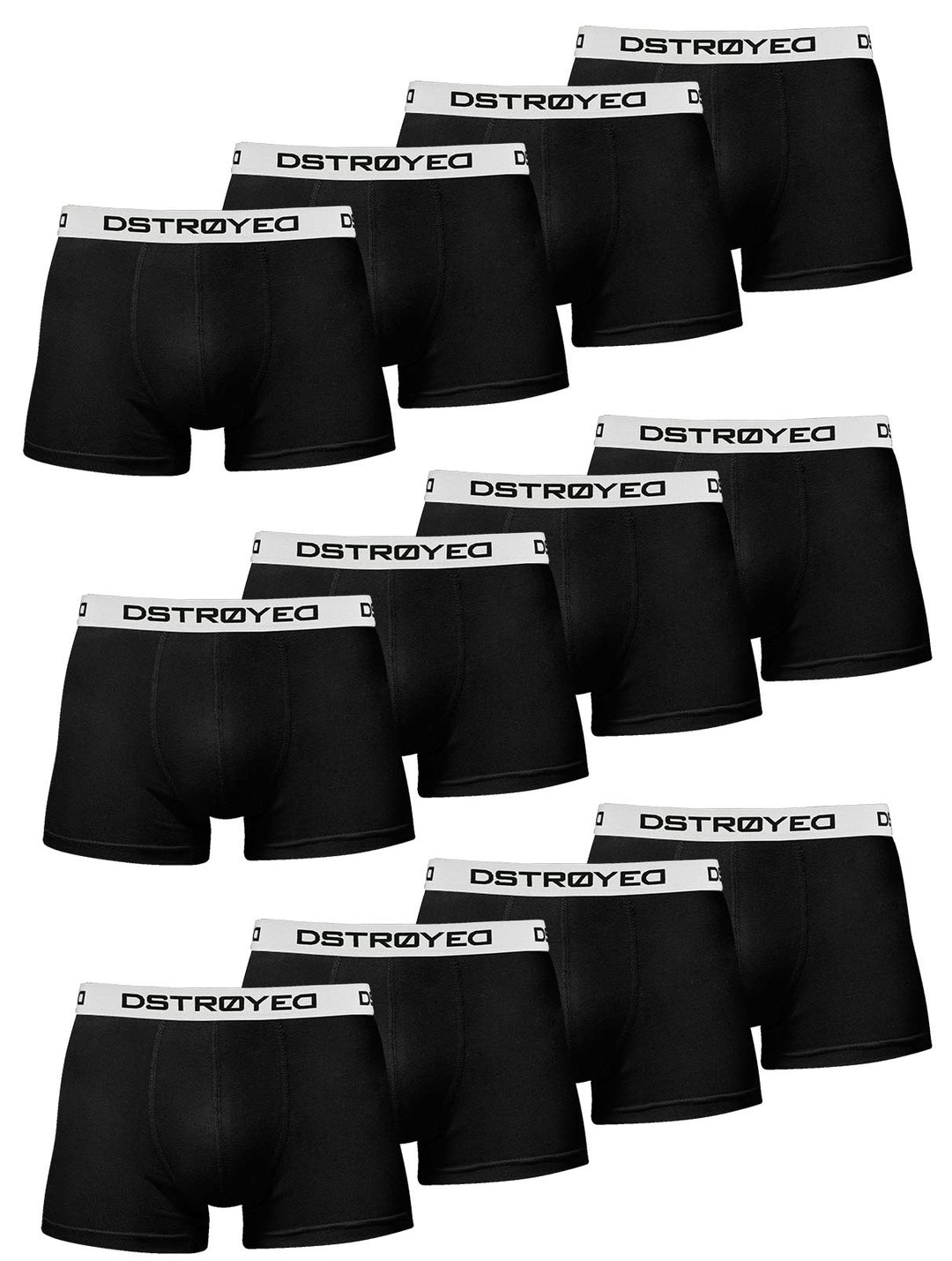 DSTROYED ® Boxershorts Herren 10-er / 12-er / 15-er / 8-er Pack S-5XL Unterhosen Männer Unterwäsche