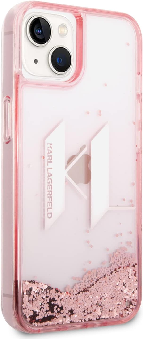 Karl Lagerfeld KLHCP14SLBKLCP Hülle für iPhone 14 6,1" rosa/pink hardcase Liquid