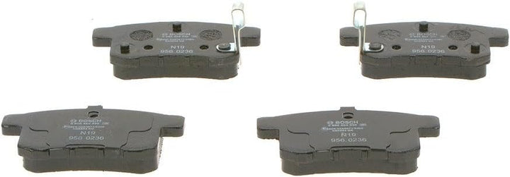 Bosch BP1228 Bremsbeläge - Hinterachse - ECE-R90 Zertifizierung - vier Bremsbeläge pro Set
