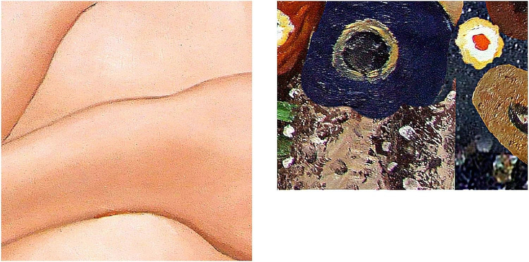 Runa Art Bild Gustav Klimt Mutter und Kind Wandbilder auf Vlies Leinwand 5 Teilig Wanddekoration Woh