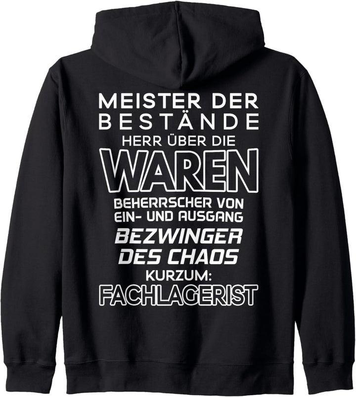 Herr Über Die Waren Fachlagerist Kapuzenjacke