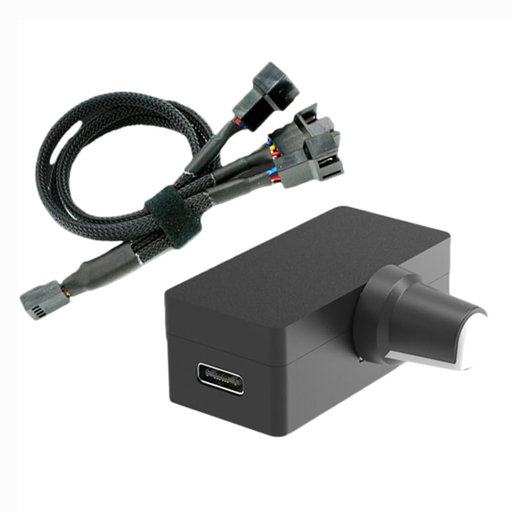 PWM-Geschwindigkeitsregler 4-Pin PWM-Lüftersteuerung PWM-Steuerung USB-TYPE-C-Stromversorgung DIY-Wa