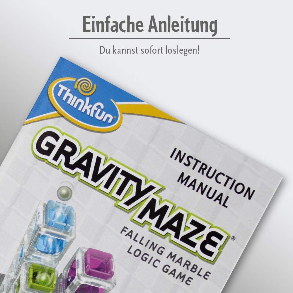 ThinkFun - 76433 - Gravity Maze - das spannende Kugellabyrinth für Mädchen und Jungen ab 8 Jahren. G
