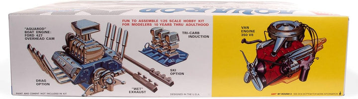 AMT Aqua Rod Race Team 1975 Chevy Van, Rennboot und Anhänger im Massstab 1:25
