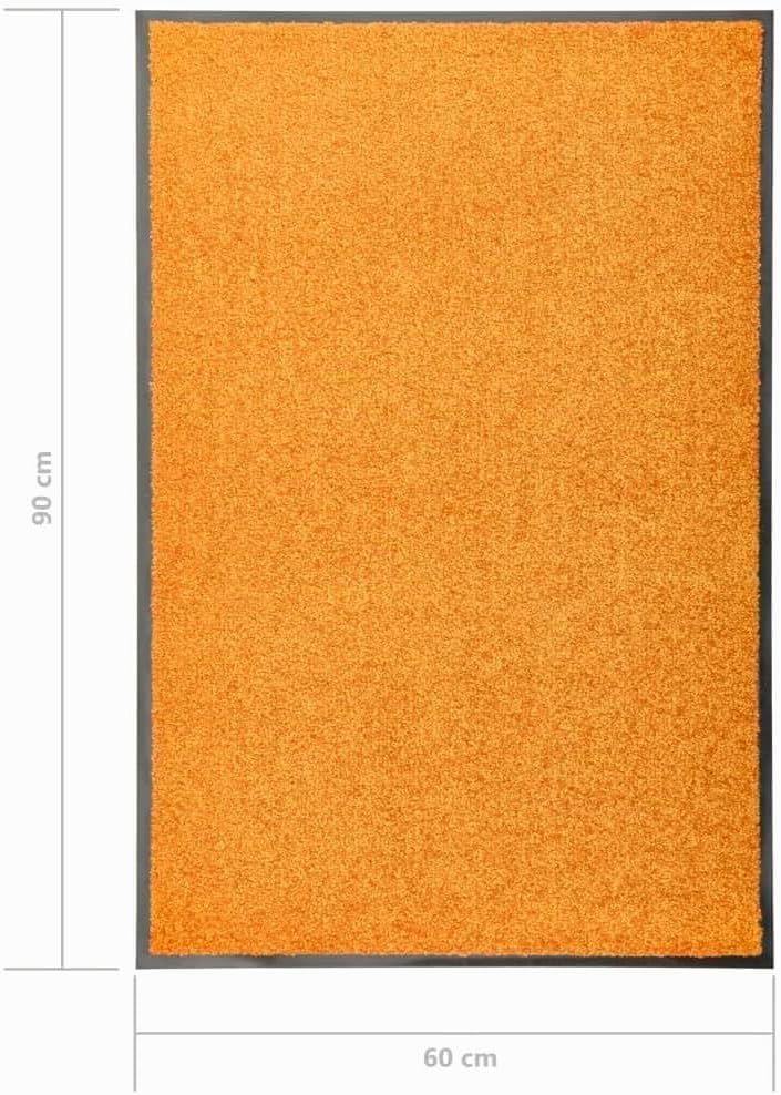vidaXL Fussmatte Waschbar Schmutzfangmatte Türmatte Fussabtreter Schmutzmatte Schmutzfangläufer Saub