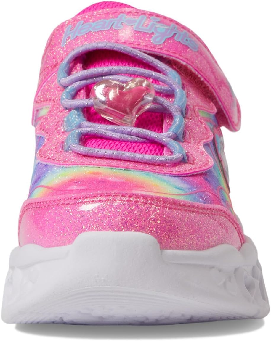 Skechers Girl's Adventure Blitz Hiking Boot 27 EU Hot Pink Sparkle Mesh Lavender Trim, 27 EU Hot Pin