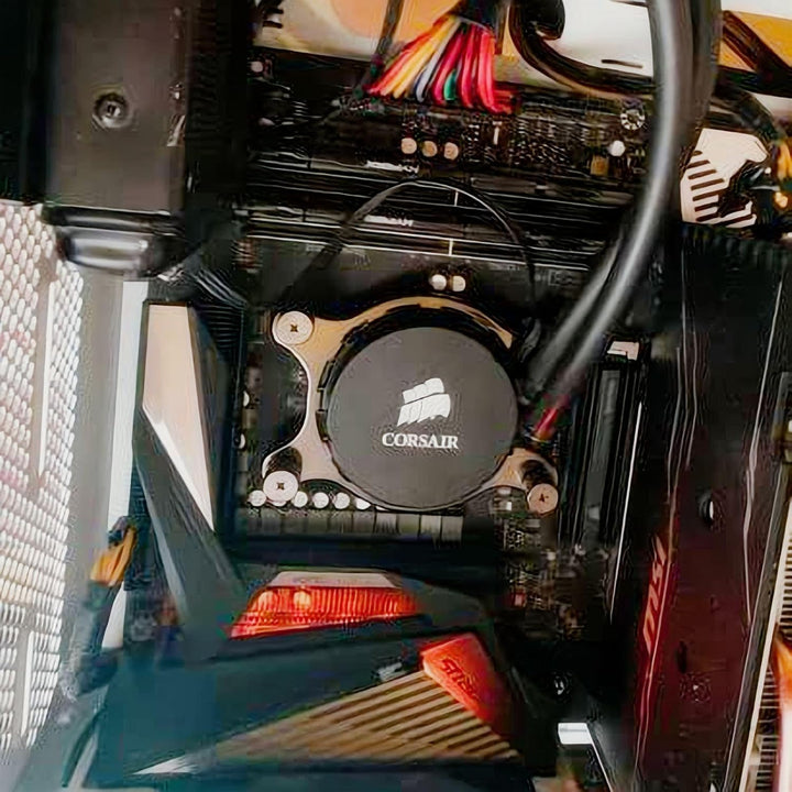 AM4 CPU Wasserkühlung Retention Bracket Kit Kompatibel mit Corsair Hydro H55 H75 H80i v2 H90 H100i v