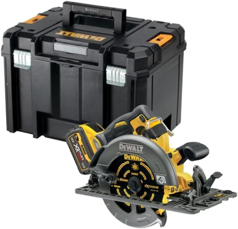 DEWALT DCS579NT-XJ, 54 V, Gelb-Schwarz, DCS579NT-XJ-Sierra Circular escobillas XR FLEXVOLT 54V sin c