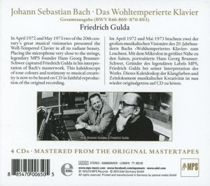 Das Wohltemperierte Klavier, Audio-CD