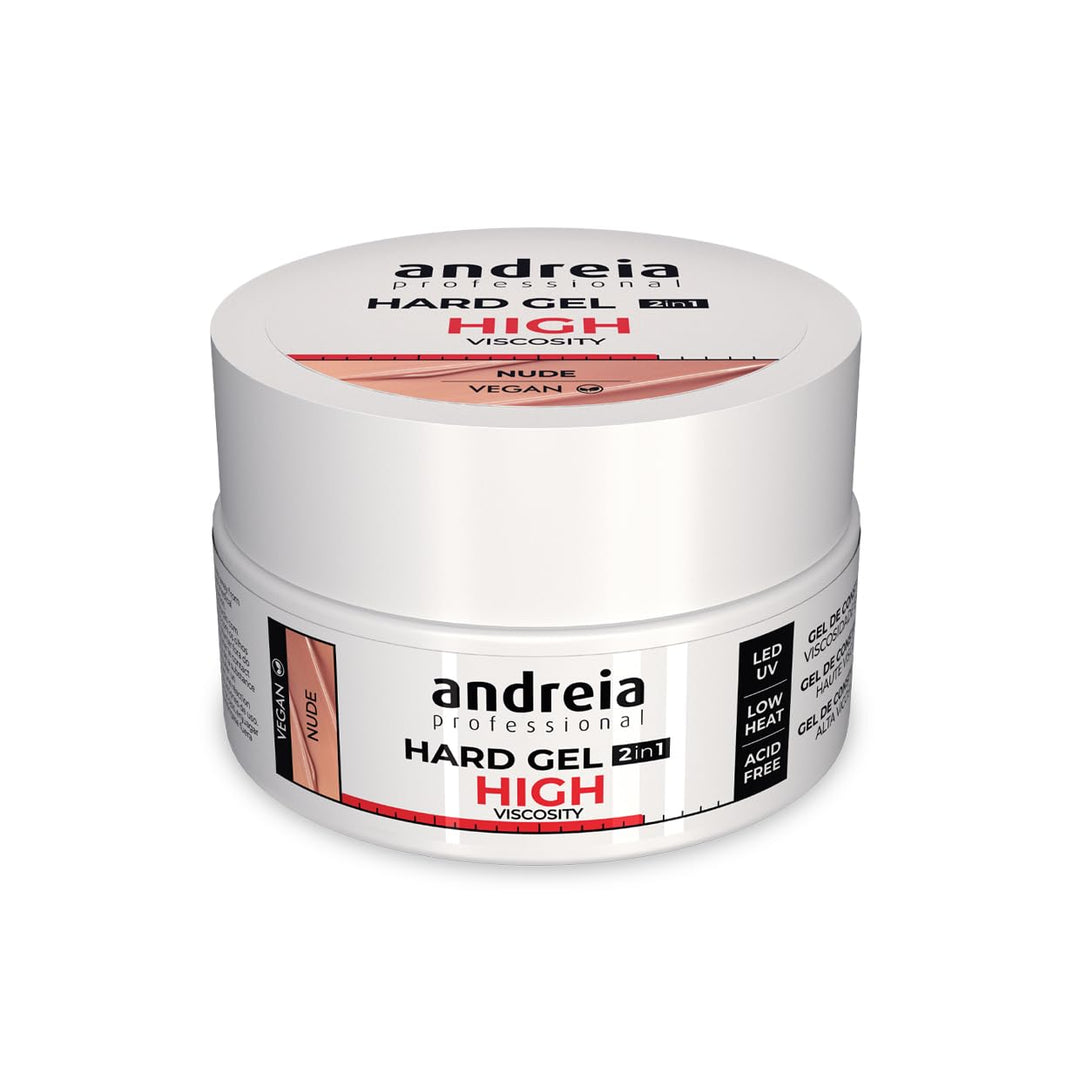 Andreia Profi 2 Phasen Hard Gel 2 in 1 LED und UV - Hohe Viskosität für harte und starke Nägel - Auf