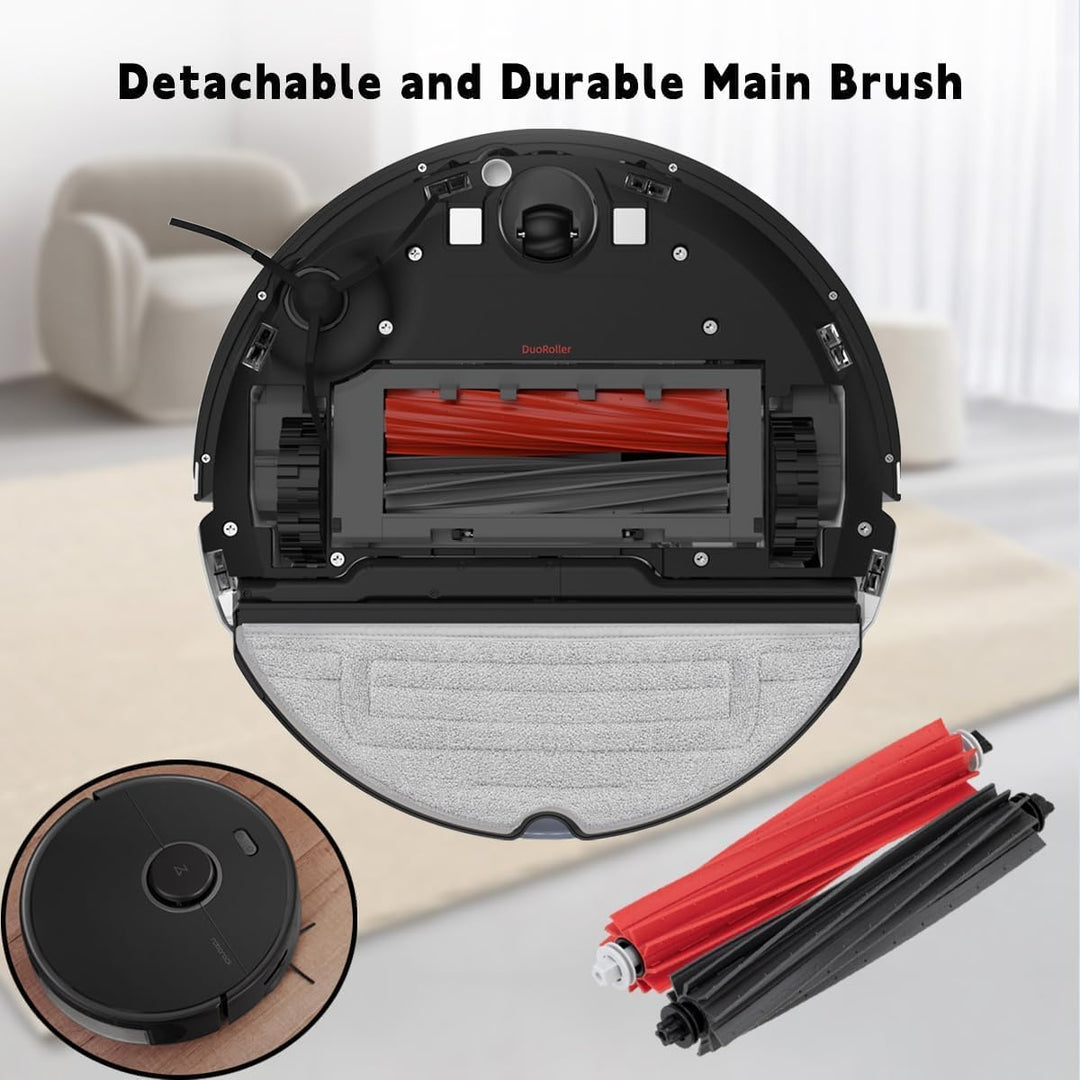 2 Stück Hauptbürste Zubehör für Roborock S8 / S8+ / S8 Pro Ultra / Q5 Pro / Q5 Pro+ / Q8 Max / Q8 Ma