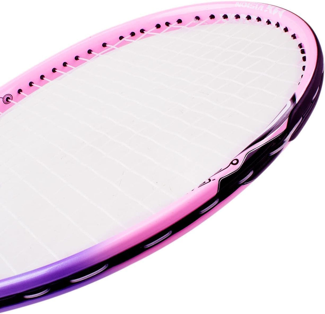 Senston Tennisschläger 19/23/25 One-Piece-Design Tennis Schläger Set mit Tennistasche,Overgrip,Vibra