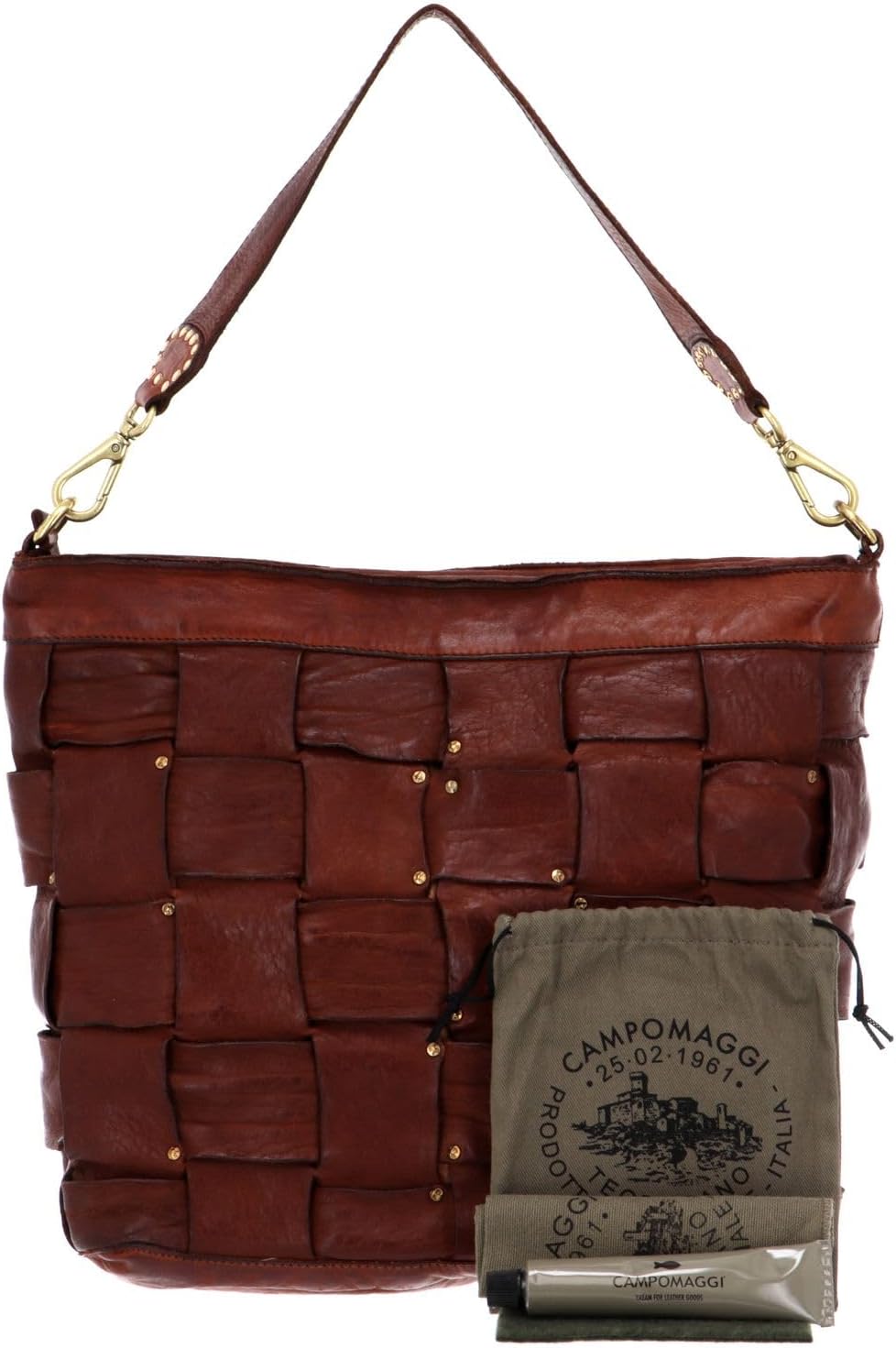 Campomaggi Schultertasche Leder 30 cm