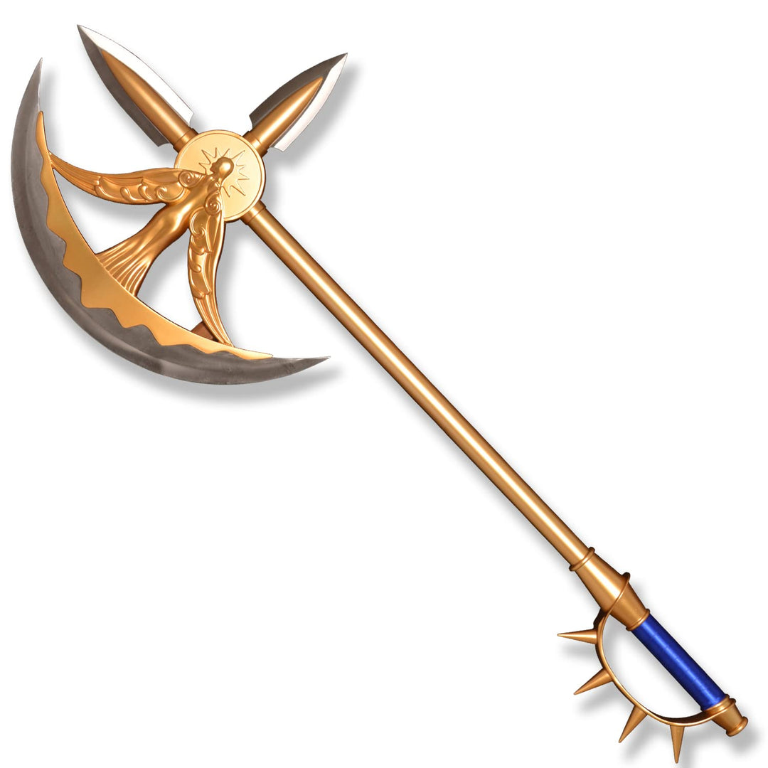 Axe of Escanor, The Seven Deadly Sins Rollenspiel-Requisiten, 1:1 Nachbildung, zwei Materialien erhä