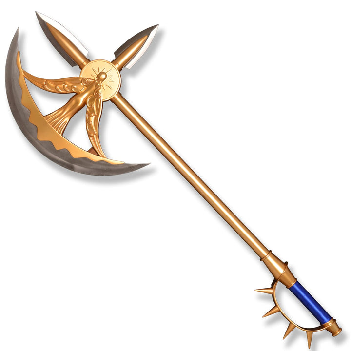 Axe of Escanor, The Seven Deadly Sins Rollenspiel-Requisiten, 1:1 Nachbildung, zwei Materialien erhä