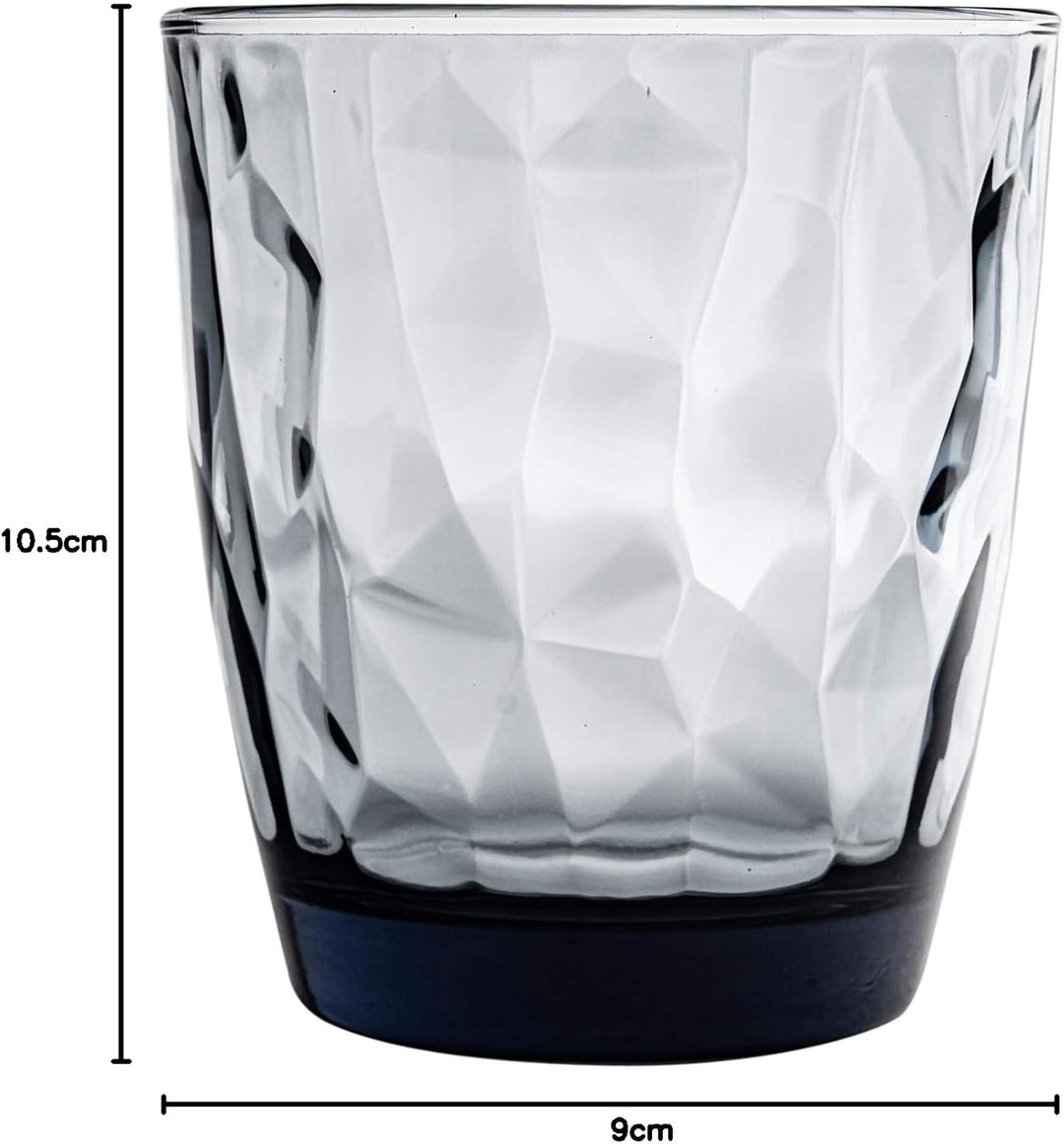 Bormioli Rocco Diamond -Wassergläser - 390ml - Blau - Pack Von 12