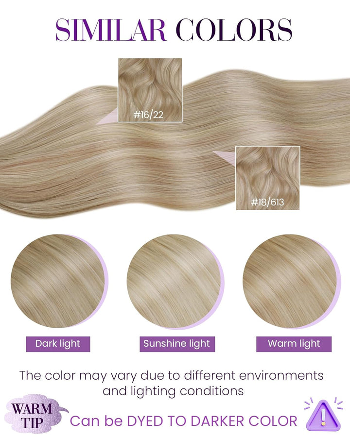LaaVoo Extensions Echthaar Bondings Blond Extensions Echthaar Keratin Bondings 1g Keratin Bondings H