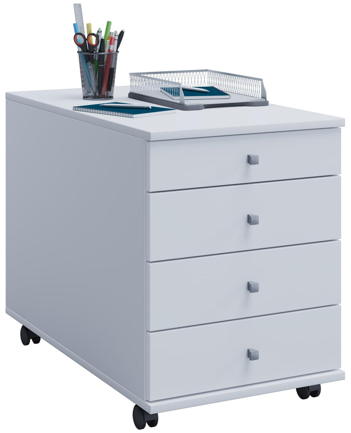 VCM Rollcontainer | Beistellcontainer mit Schubladen | Masse ca. H. 57 x B. 42 x T. 75 cm | Bürocont