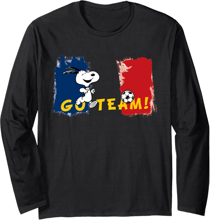 Peanuts Go France Langarmshirt