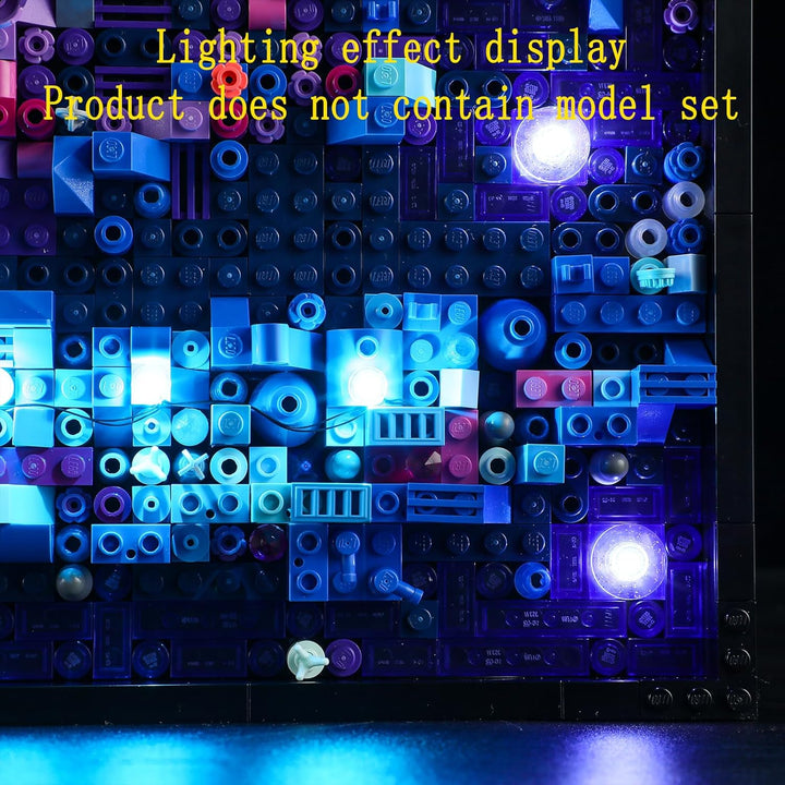 GEAMENT LED Licht-Set Kompatibel mit Lego Die Milchstrassen Galaxie - Beleuchtungsset für Art 31212