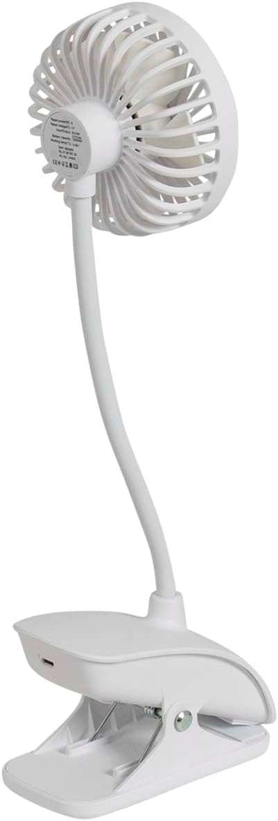 Bo-Camp - Tischventilator mit Klemme - Flex - ABS - Weiss