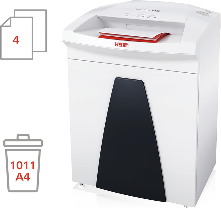 Aktenvernichter HSM SECURIO B26, Sicherheitsstufe 7, 4 Blatt (Partikelschnitt) Partikelschnitt P7 /