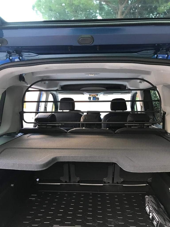 ERGOTECH Trenngitter Hundegitter für PEUGEOT Rifter (ab BJ 2018), RDA65HBG-XXL, für Hunde und Gepäck