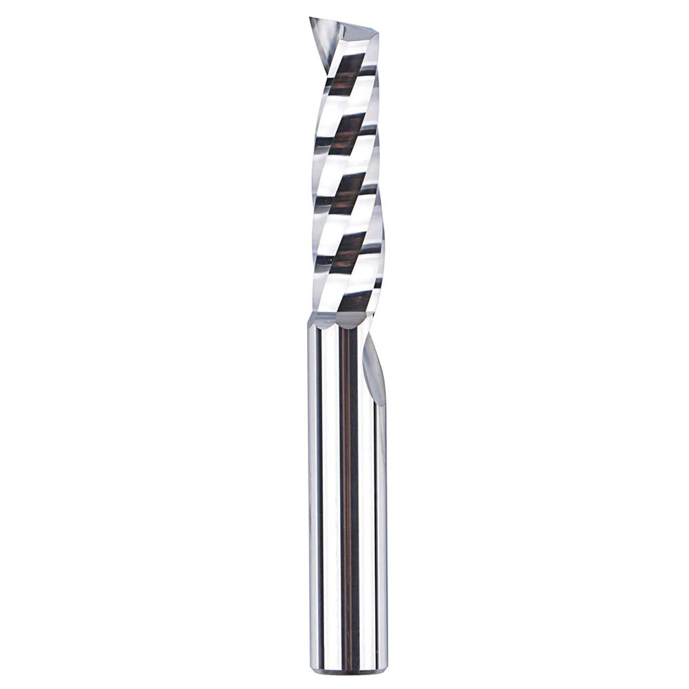 SpeTool Alu Fräser 8mm Schaft Einschneider VHM Fräser 32mm Schnittlänge Hartmetall Schaftfräser CNC