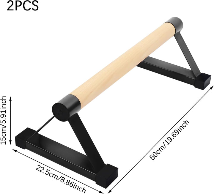 Parallettes, Pushup Ständer Bars, Calisthenics Equipment für Handstand & Push Ups, Liegestützgriffe