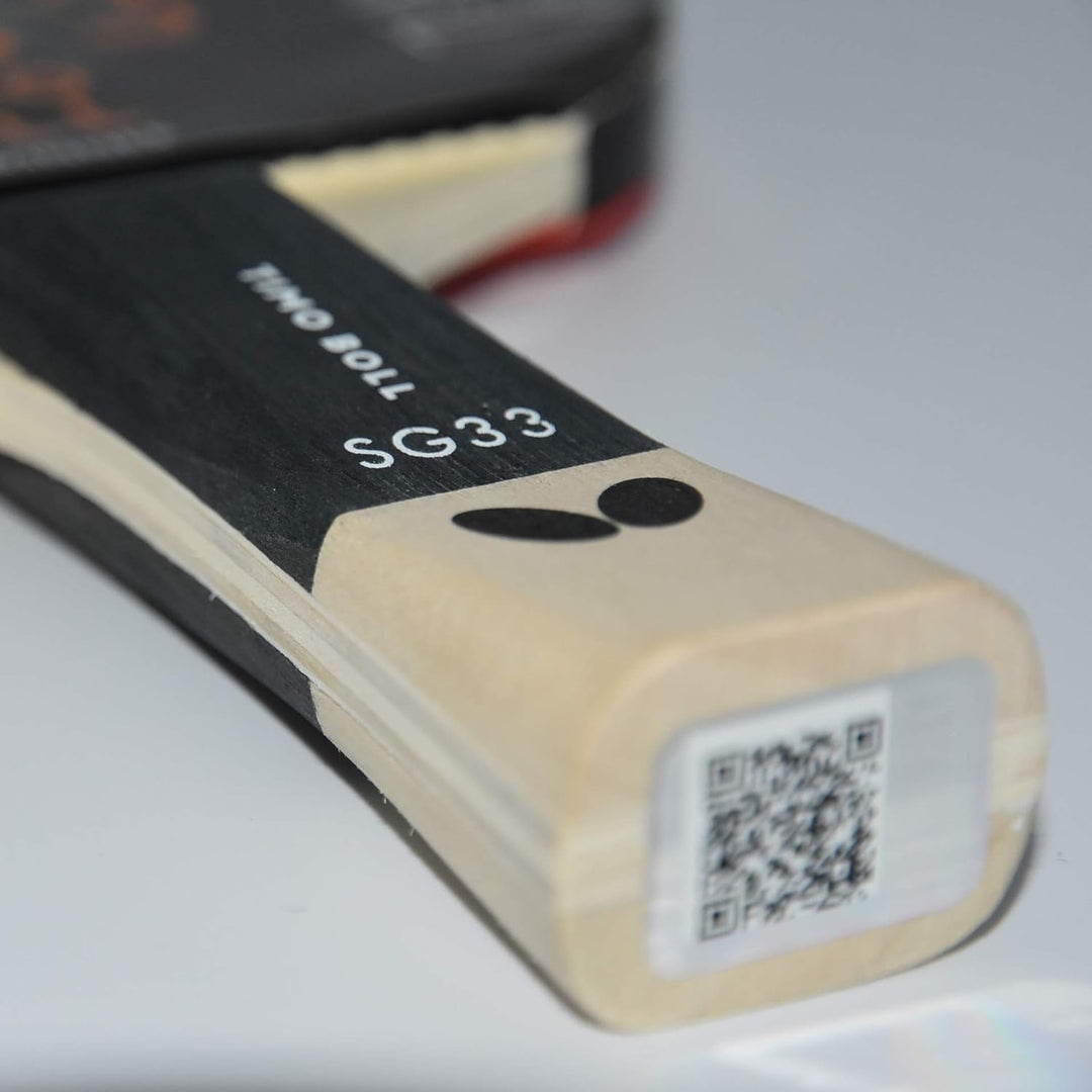 Butterfly SG33 Tischtennisschläger, Schwarz und Rot, One Einzeln, Einzeln