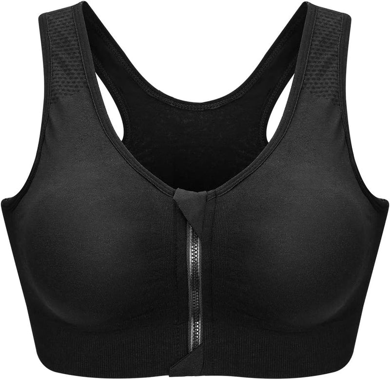 CARETOO Damen Sport BH Stark Halt Active Bra Höhe Beanspruchung Trainieren Bustier Fuer Yoga Fitness