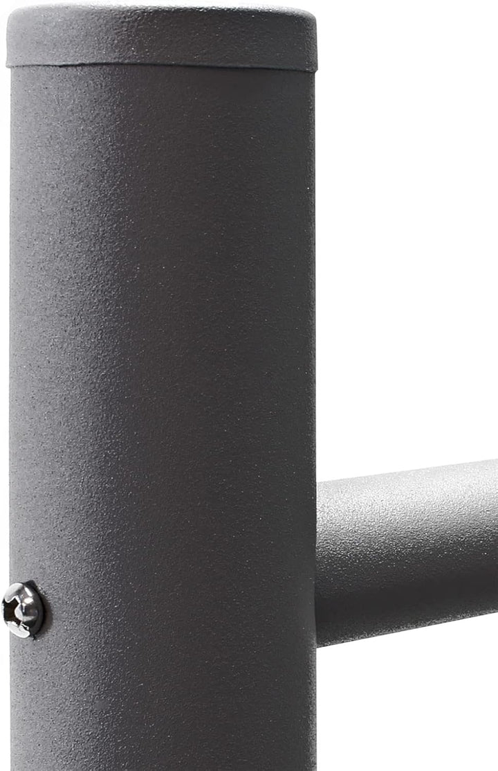 Wiltec Briefkasten Ständer 4-Fach Anthrazit 1700 x 700 mm, Vierfach Standfuss für Postkasten Briefkä