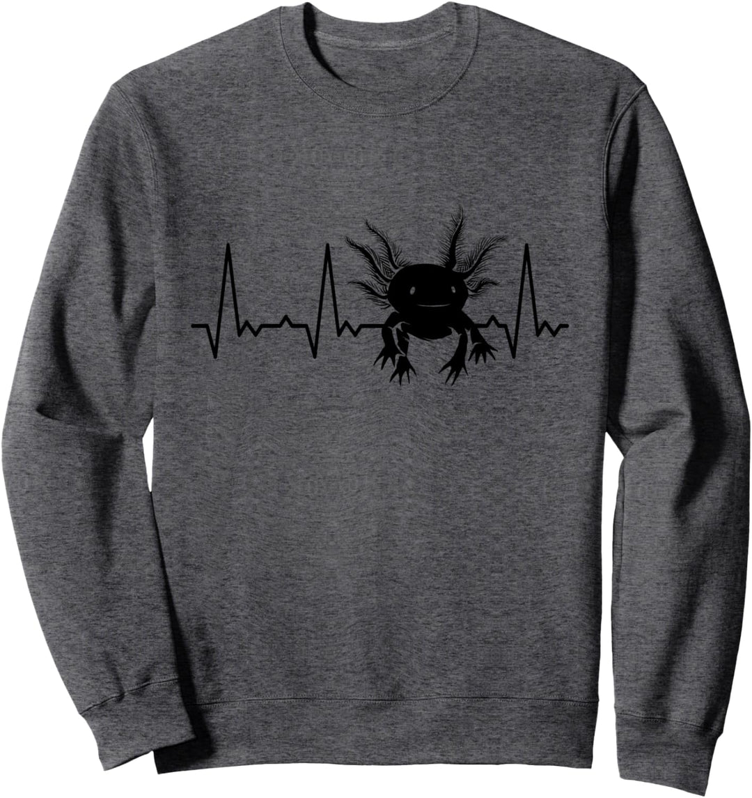 Herzschlag Axolotl Sweatshirt