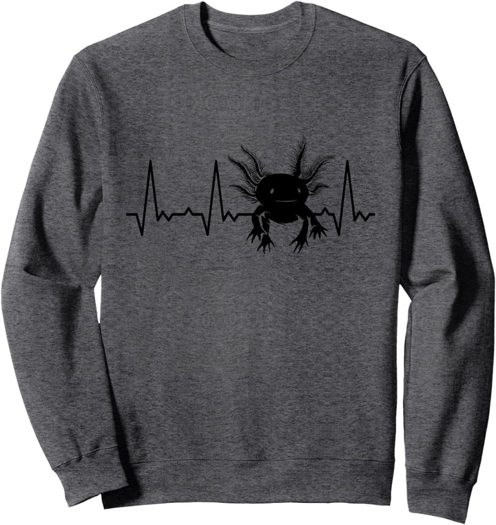 Herzschlag Axolotl Sweatshirt