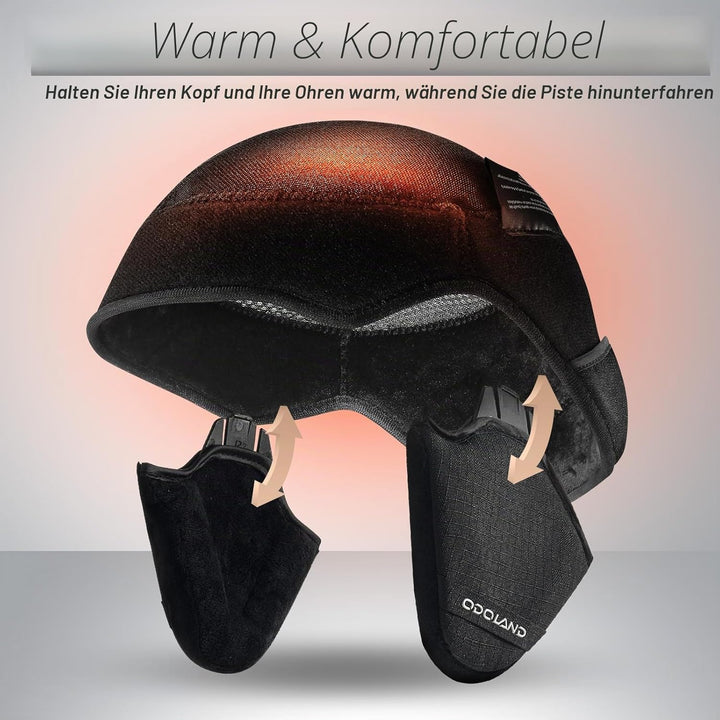 Odoland Skihelm und Skibrille Set Snowboardhelm mit Snowboardbrille für Damen und Herren Ski Goggles