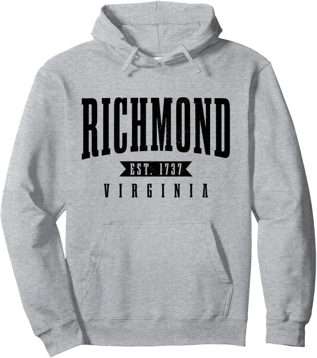 Richmond Est. 1737 Virginia Vintage USA Amerika Souvenir Pullover Hoodie
