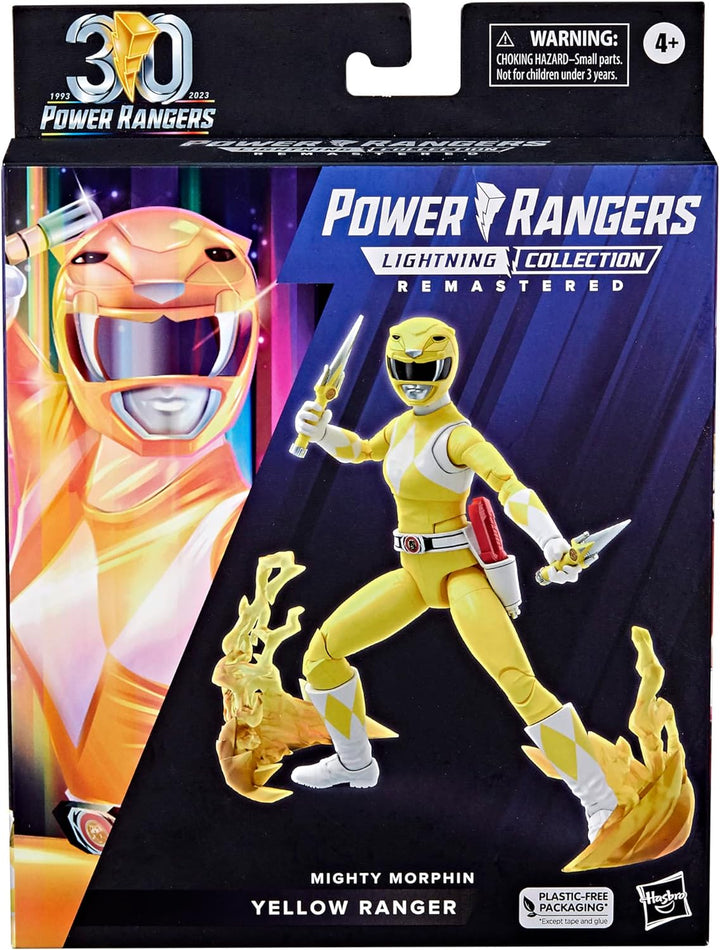 Power Rangers Lightning Collection Remastered Dekofigur Mighty Morphin Ranger, 15 cm, Gelb
