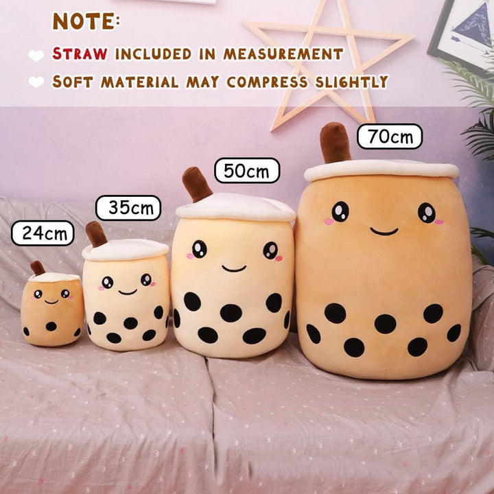 AMOZO Bubble Tea Kuscheltier Plüschtier Boba Tee Süsse Kissen Plushie XXL Soft Plüsch Kissen Puppe K