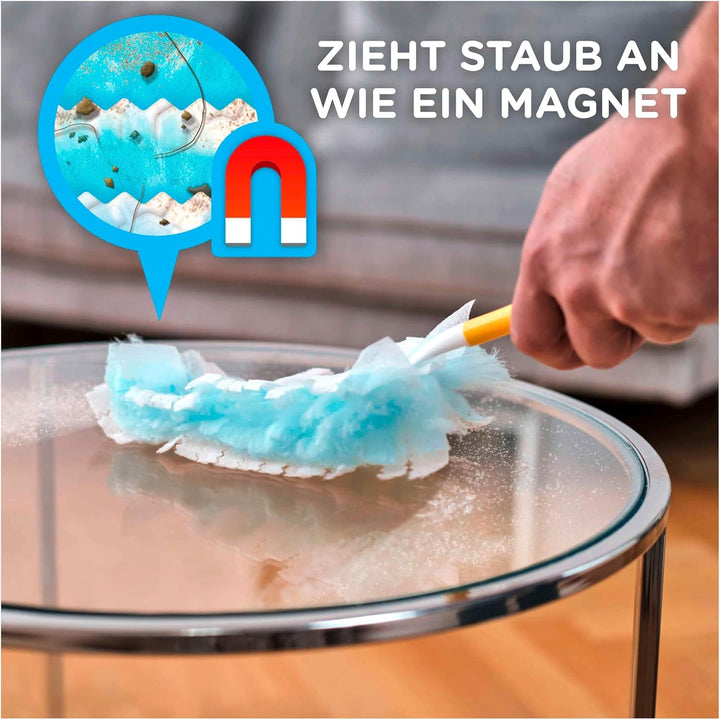 Swiffer Staubmagnet Trap & Lock Nachfüllpackung 4 Tücher, Nimmt 3x Mehr Staub & Haare Auf Und Schlie