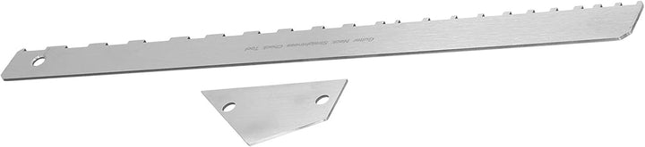 Gitarrenhals-Lineal, einfache Verwendung, Edelstahl, rostfrei, Wippsaitenmessgerät, präzise, tragbar