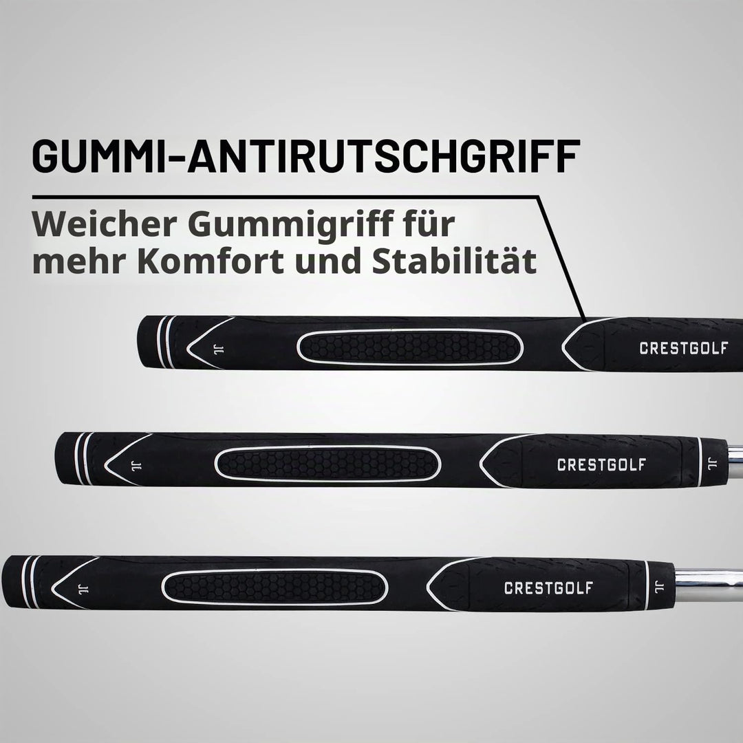 CRESTGOLF 35 Zoll Edelstahl Golf Insert Putter Blade Golf Putter, Golf Putter für Herren Rechtshände