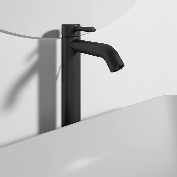 Ideal Standard BC194XG Ceraline Waschtischarmatur verlängerter Sockel mit Zugknopf-Ablaufgarnitur