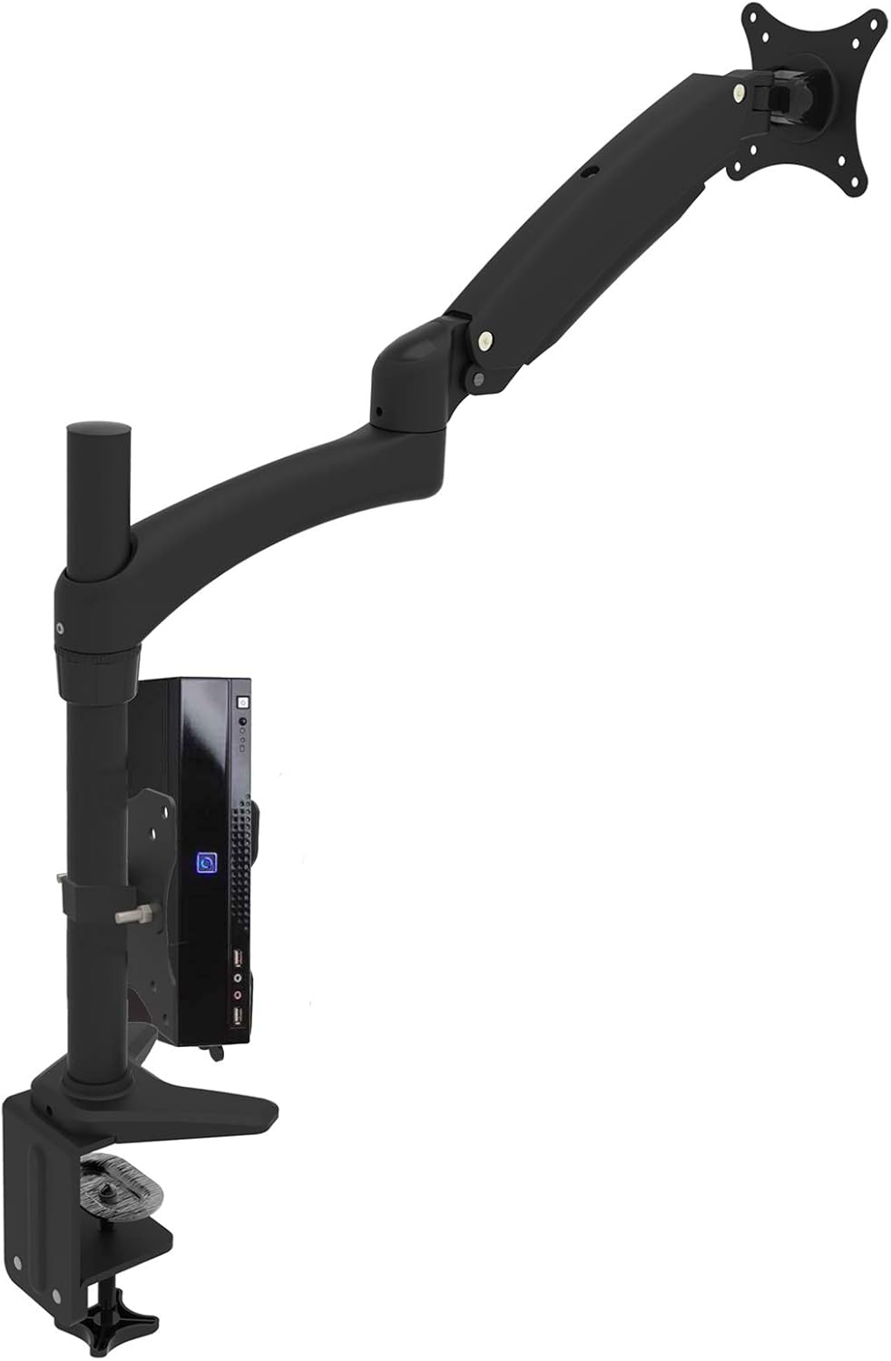 HFTEK - Multifunktioneller Halter für Mini-PC, Montage an Monitorständer oder VESA 75x75 / 100x100,
