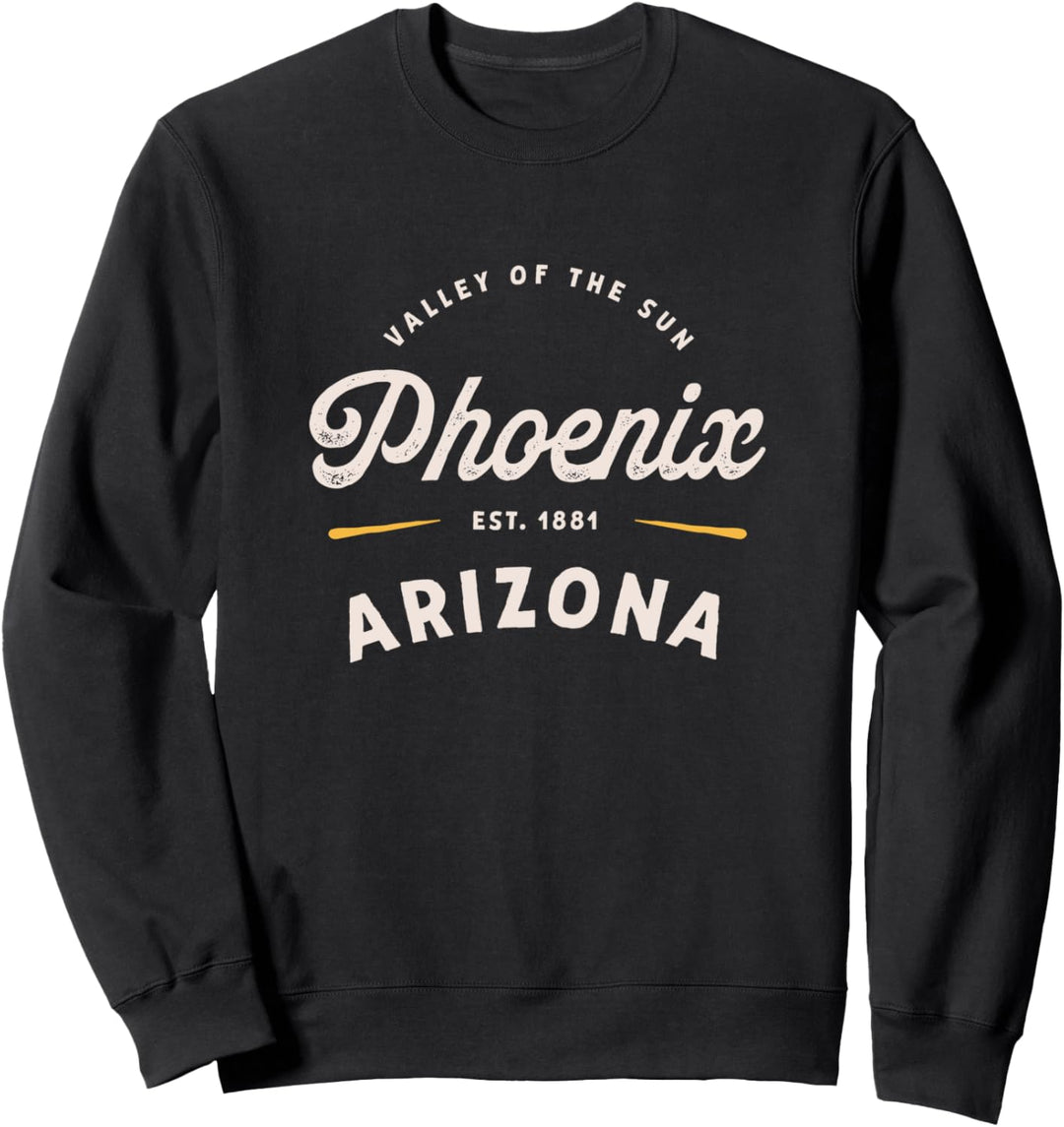 Rustic Classic Phoenix Arizona 1881 Valley Of The Sun Gift Sweatshirt