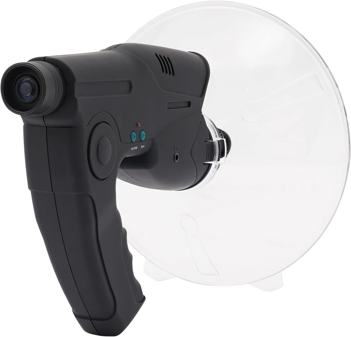 Richtmikrofon Parabolmikrofon Abhörgerät Vogelhorchgeräte mit 8-facher Vergrösserung, Mikrofon-Hörge