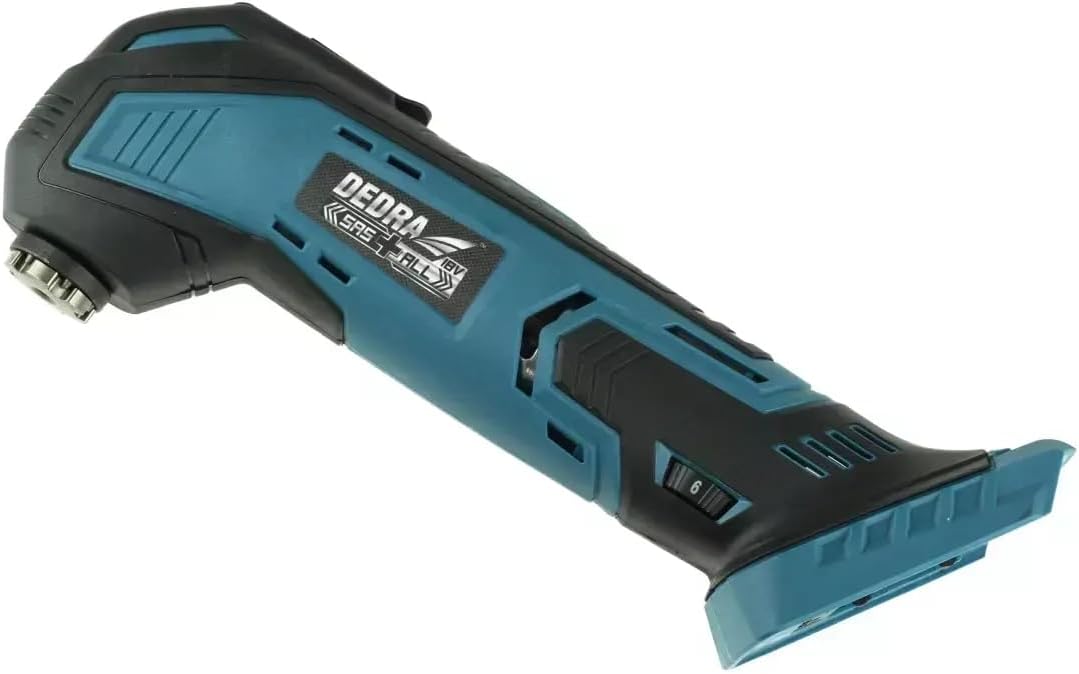 DEDRA Akku-Multifunktionswerkzeug, Multitool, 18 V, SAS+ALL im Karton ohne Akku und Ladegerät, mit 4